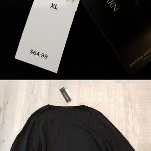 new BANANA REPUBLIC bell sleeves crew neck sweater